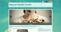 Desktop Screenshot of naturalhealthfoodie.com
